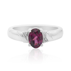 Anello in argento con Rodolite