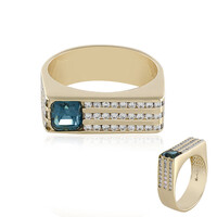 Anello in oro con Indicolite (de Melo)