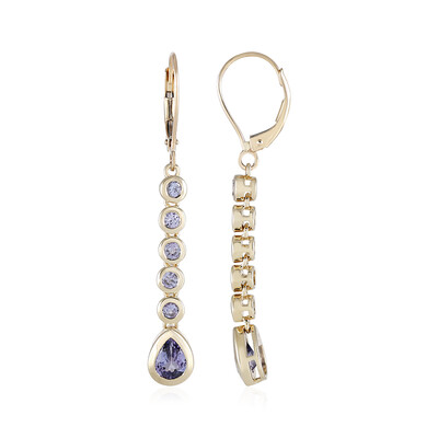 Orecchini in oro con Tanzanite (KM by Juwelo)