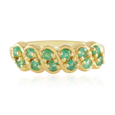 Anello in argento con Smeraldo Zambia