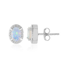 Orecchini in argento con Opale di Welo