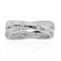 Anello in platino con Diamante SI2 (G)