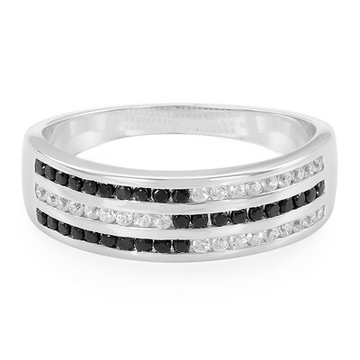 Anello in argento con Spinello Nero