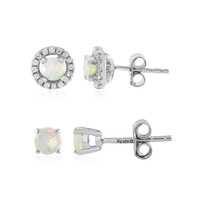 Orecchini in argento con Opale di Welo