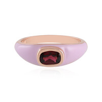 Anello in argento con Rodolite Lampone