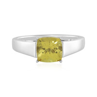 Anello in argento con Apatite Dorata