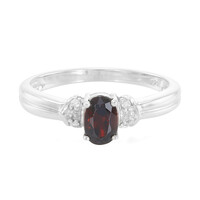 Anello in argento con Zircone Cioccolato
