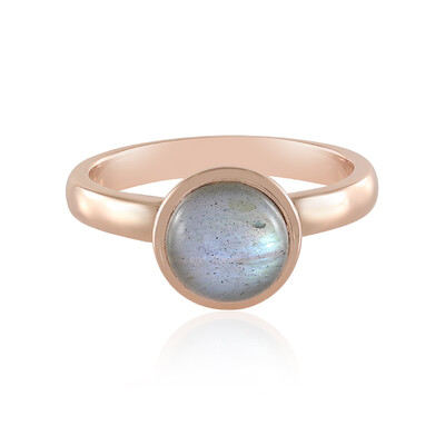 Anello in argento con Labradorite Verde Maniry (KM by Juwelo)