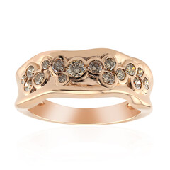 Anello in oro con Diamante Rose de France SI1 di Argyle