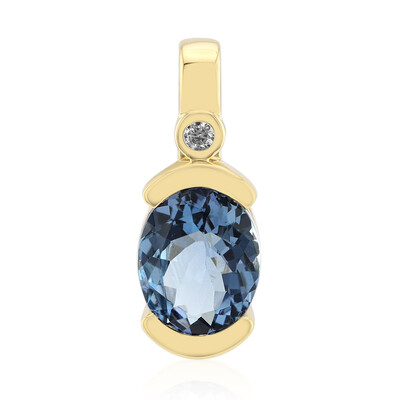 Ciondolo in oro con Tanzanite (non riscaldata)