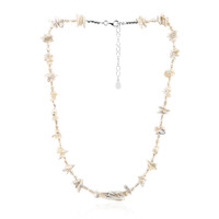 Collana in argento con Perla Keshi (TPC)