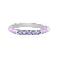 Anello in argento con Tanzanite