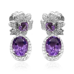 Orecchini in argento con Ametista (Dallas Prince Designs)