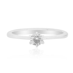 Anello in argento con Topazio Bianco