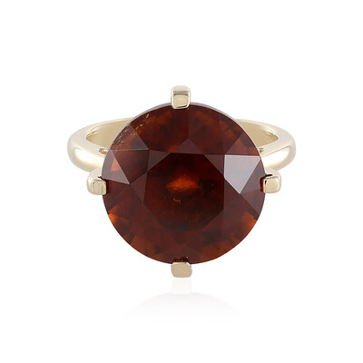 Anello in oro con Granato Essonite