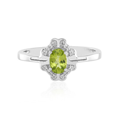 Anello in argento con Peridoto