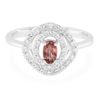Anello in argento con Tormalina Rosa