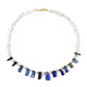 Collana in argento con Quarzo Bianco
