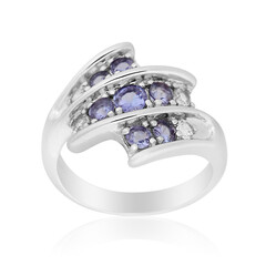 Anello in argento con Tanzanite