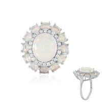 Anello in argento con Opale di Welo