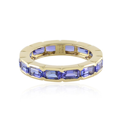 Anello in oro con Tanzanite AAA (de Melo)