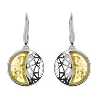Orecchini in argento con Ambra Baltica