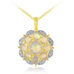 Collana in argento con Opale di Welo