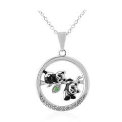 Collana in argento con Tsavorite