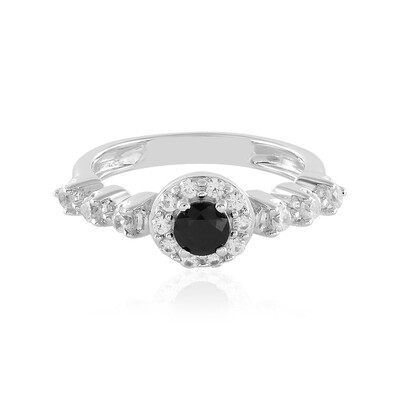 Anello in argento con Spinello Nero
