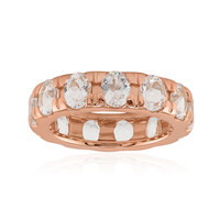 Anello in oro con Danburite Rosa del Messico