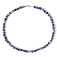 Collana in argento con Sodalite