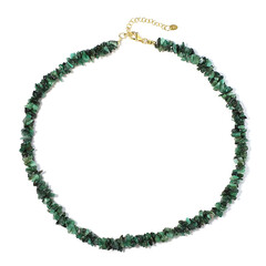 Collana in argento con Smeraldo Zambia
