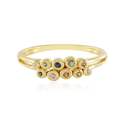Anello in argento con Zaffiro Rosa