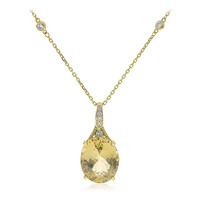 Collana in oro con Tormalina Neon del Congo (CIRARI)