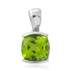 Ciondolo in platino con Peridoto
