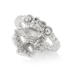 Anello in argento con Zircone (Dallas Prince Designs)