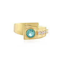 Anello in argento con Apatite Blu