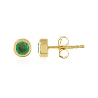 Orecchini in argento con Smeraldo Russo