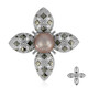 Spilla in argento con Perla Ming (Annette classic)