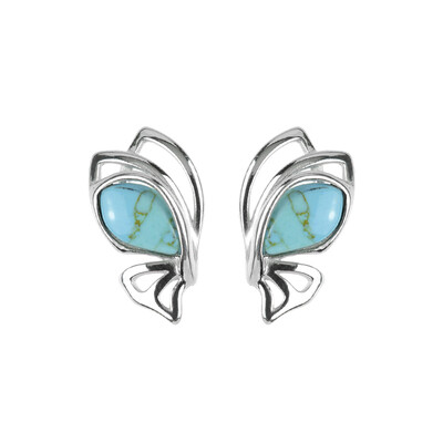 Orecchini in argento con Turchese (dagen)