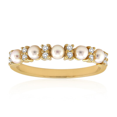 Anello in argento con Perla di Acqua Dolce
