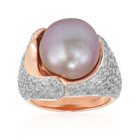Anello in argento con Perla Ming