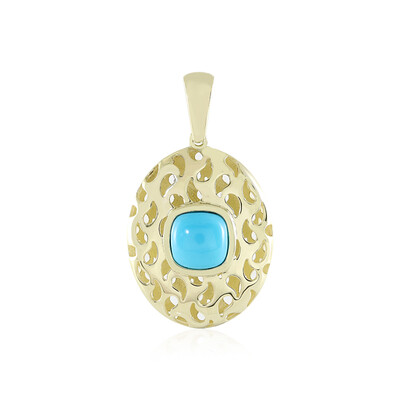 Ciondolo in oro con Turchese Sleeping Beauty (Ornaments by de Melo)