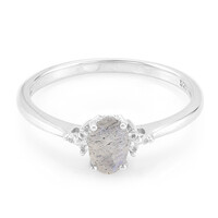 Anello in argento con Labradorite