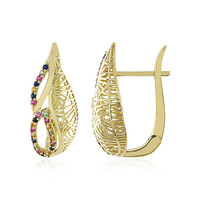 Orecchini in oro con Zaffiro Verde (Ornaments by de Melo)