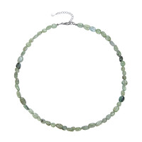 Collana in argento con Cianite Verde