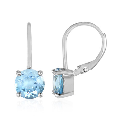 Orecchini in argento con Topazio Blu Cielo
