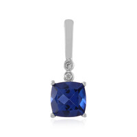 Ciondolo in argento con Topazio Blu Royal