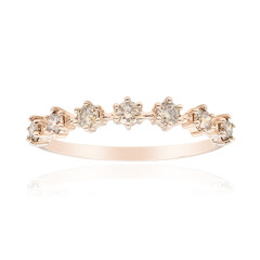 Anello in oro con Diamante Rose de France SI1 di Argyle