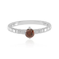 Anello in oro con Diamante Rosso SI1